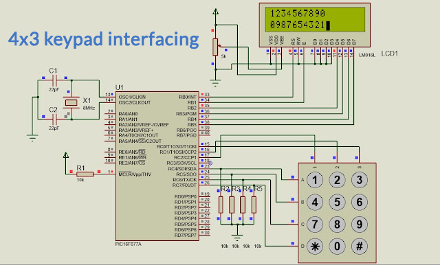 4x3 Keypad Interfacing image